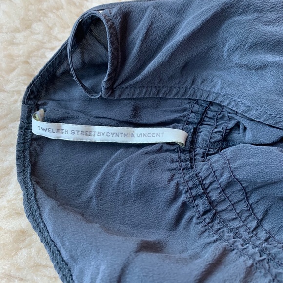 Twelfth Street By Cynthia Vincent Silk Top - Picture 4 of 5